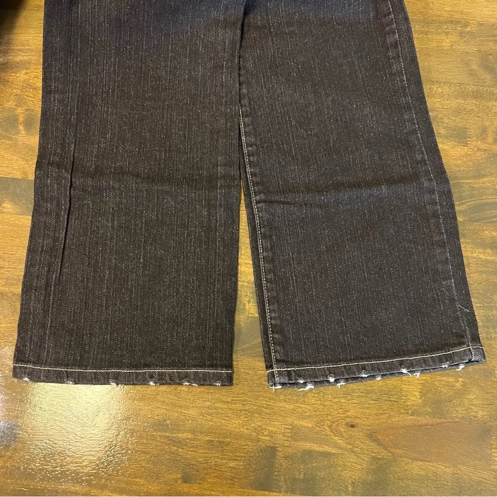 Calvin Klein womens bootcut stretch plus size dark denim jeans - Picture 10 of 13